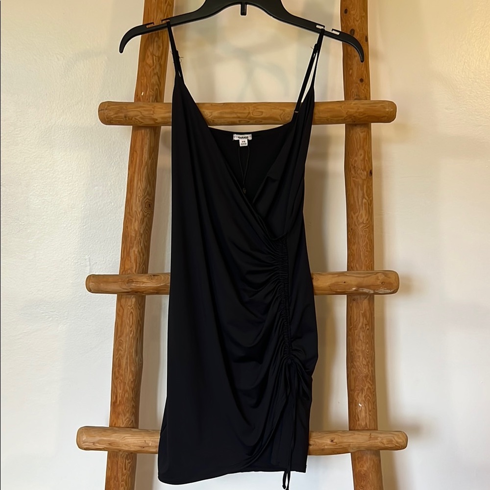 Ruched Little Black Dress